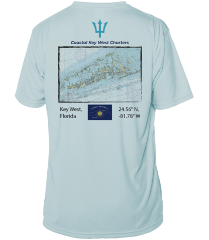 Coastal Key West Charters - Chart of the Keys - UPF 50+ Short Sleeve - Image 5